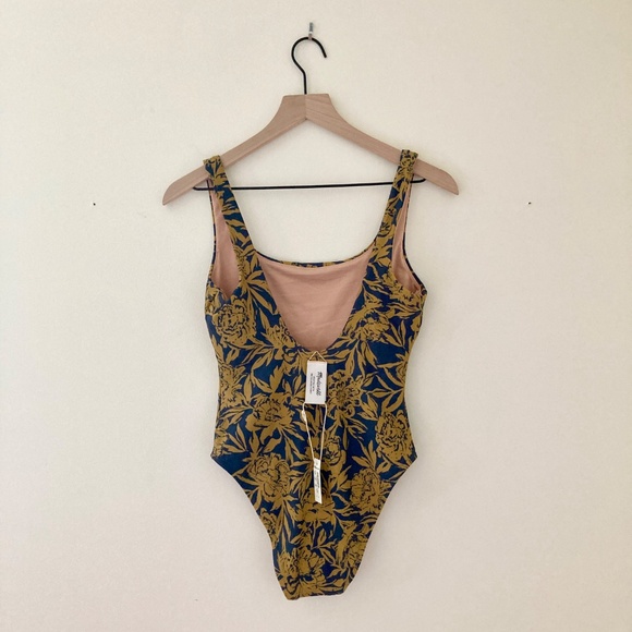 Madewell One-piece Scoopneck Floral Swimsuit NWT - Picture 6 of 6